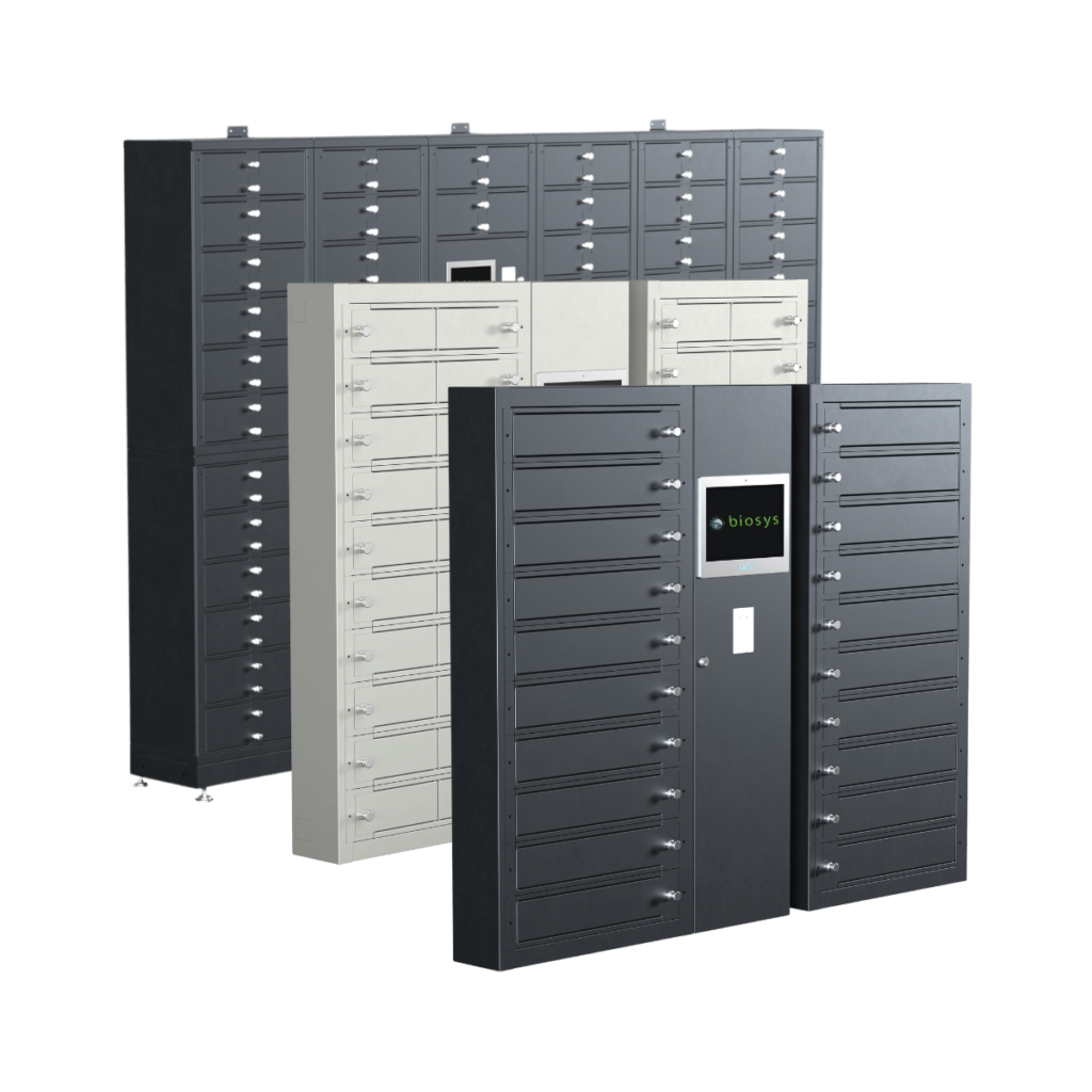 Armario de seguridad con taquillas