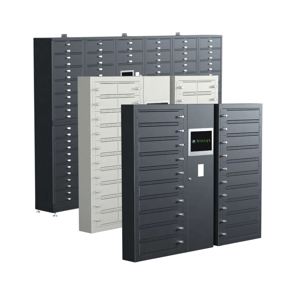 Armario de seguridad con taquillas
