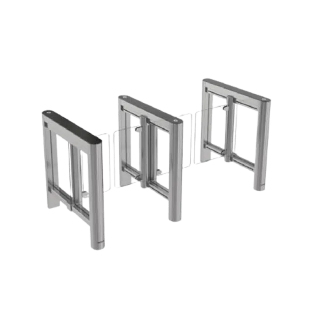 Pasillo motorizado con barrera