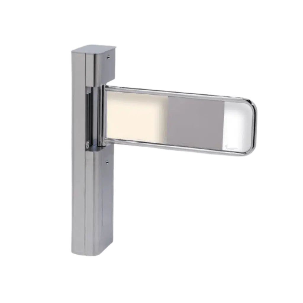 Portillo con puerta motorizada para el control de acceso